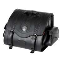 Brašna za opěrku Memphis Flame, malé, TEK kůže, černá (1ks)